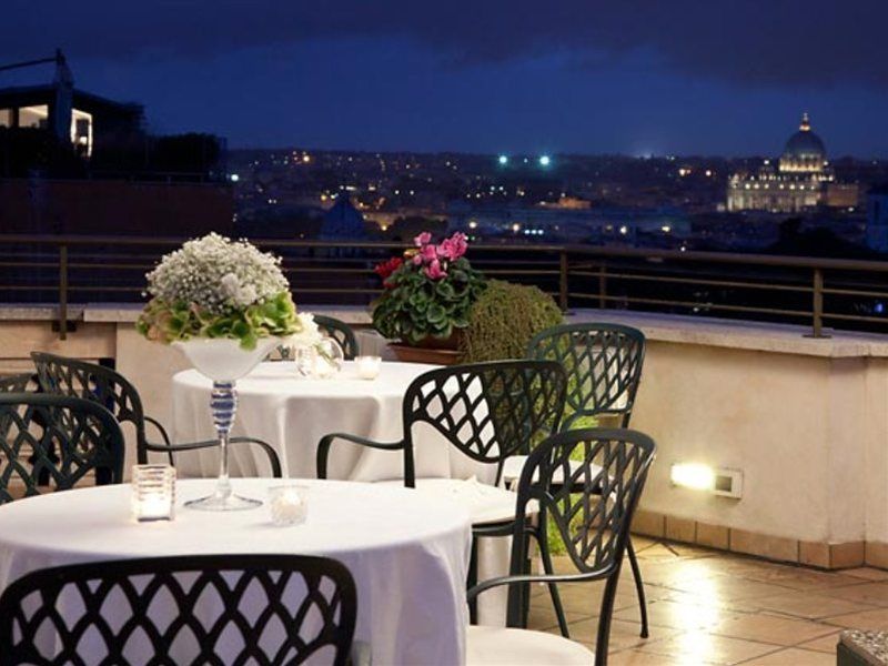 Rome Marriott Grand Hotel Flora Restaurant bilde